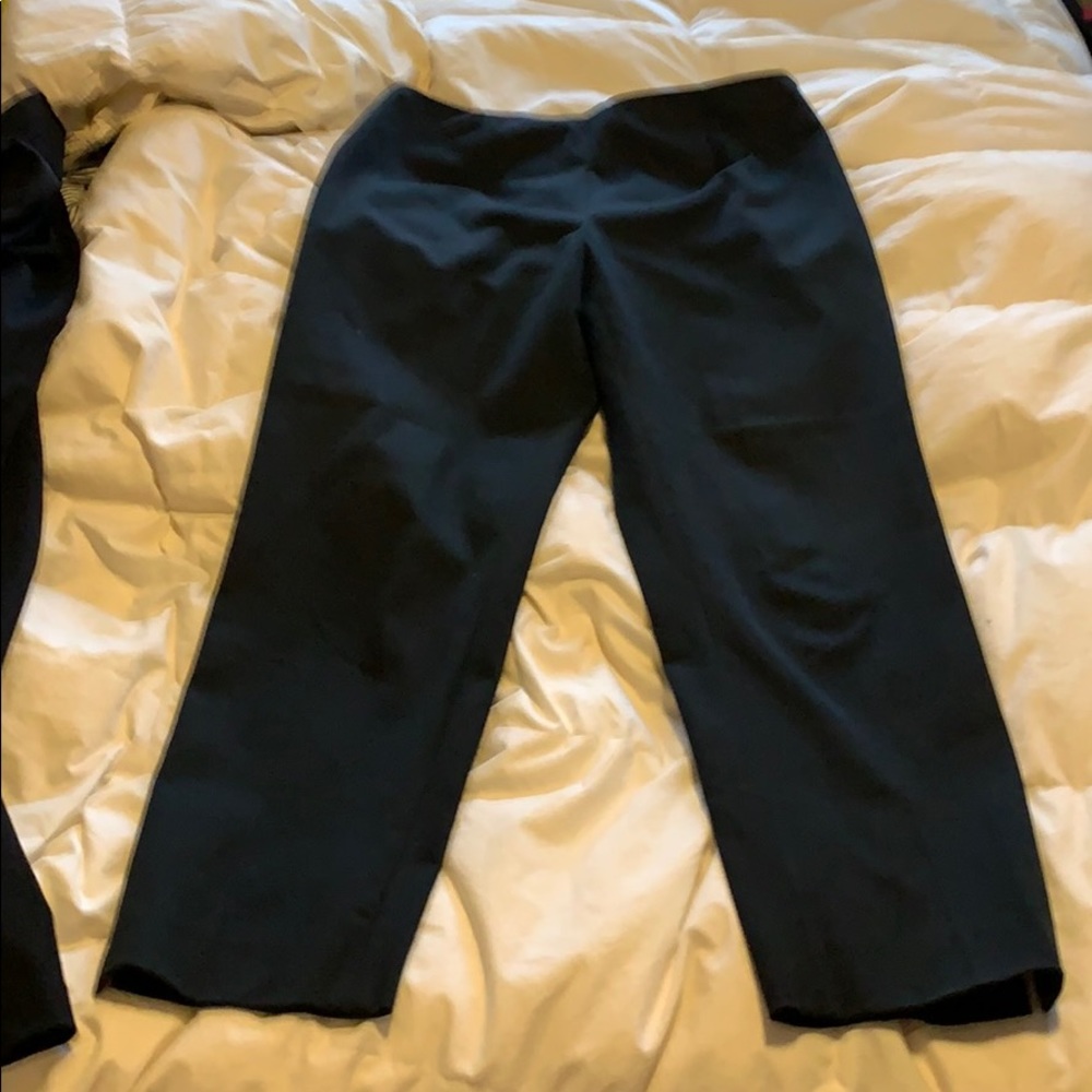 Womyn size 8 black career pants